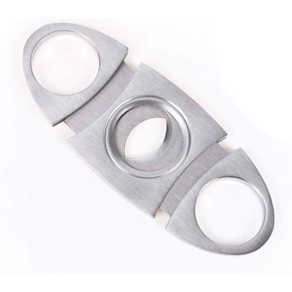 Double Blade Cigar Cutter Stainless Steel Portable Mini Cigar Cutter NWOT - Picture 1 of 3